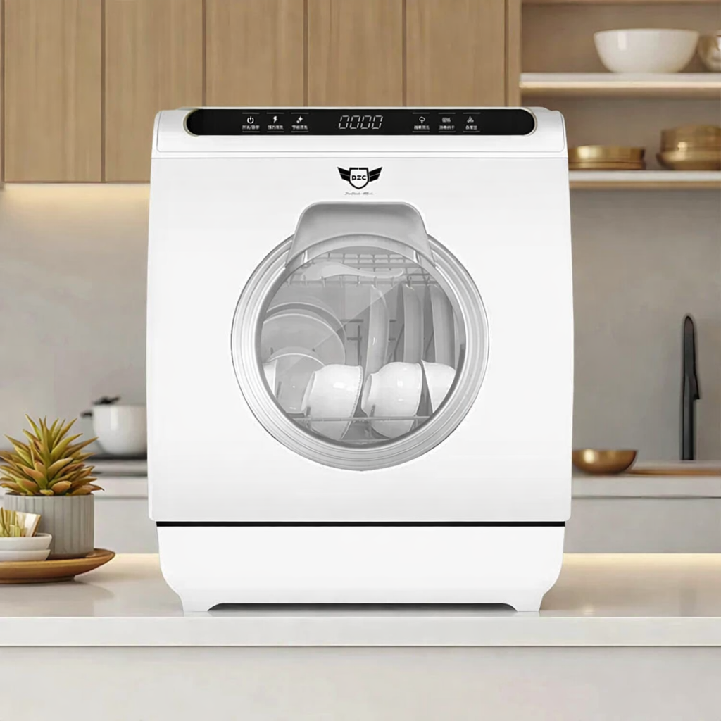 Mini Lave-Vaisselle Q8-Max – Compact, Intégré, Usage Domestique